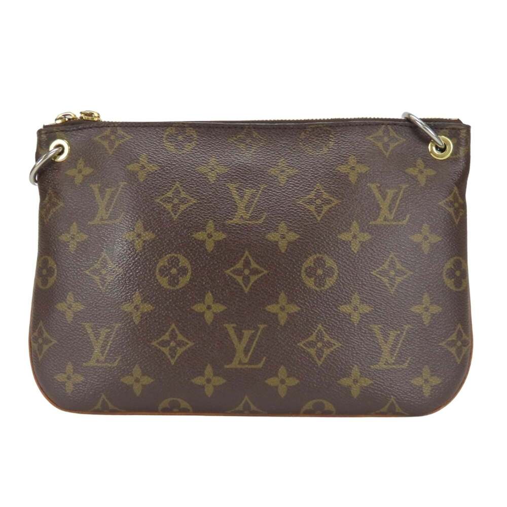 LOUIS VUITTON Brown Monogram Leather Shoulder Bag - Picture 3 of 16